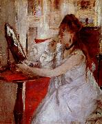 ung kvinna med pudervippa Berthe Morisot